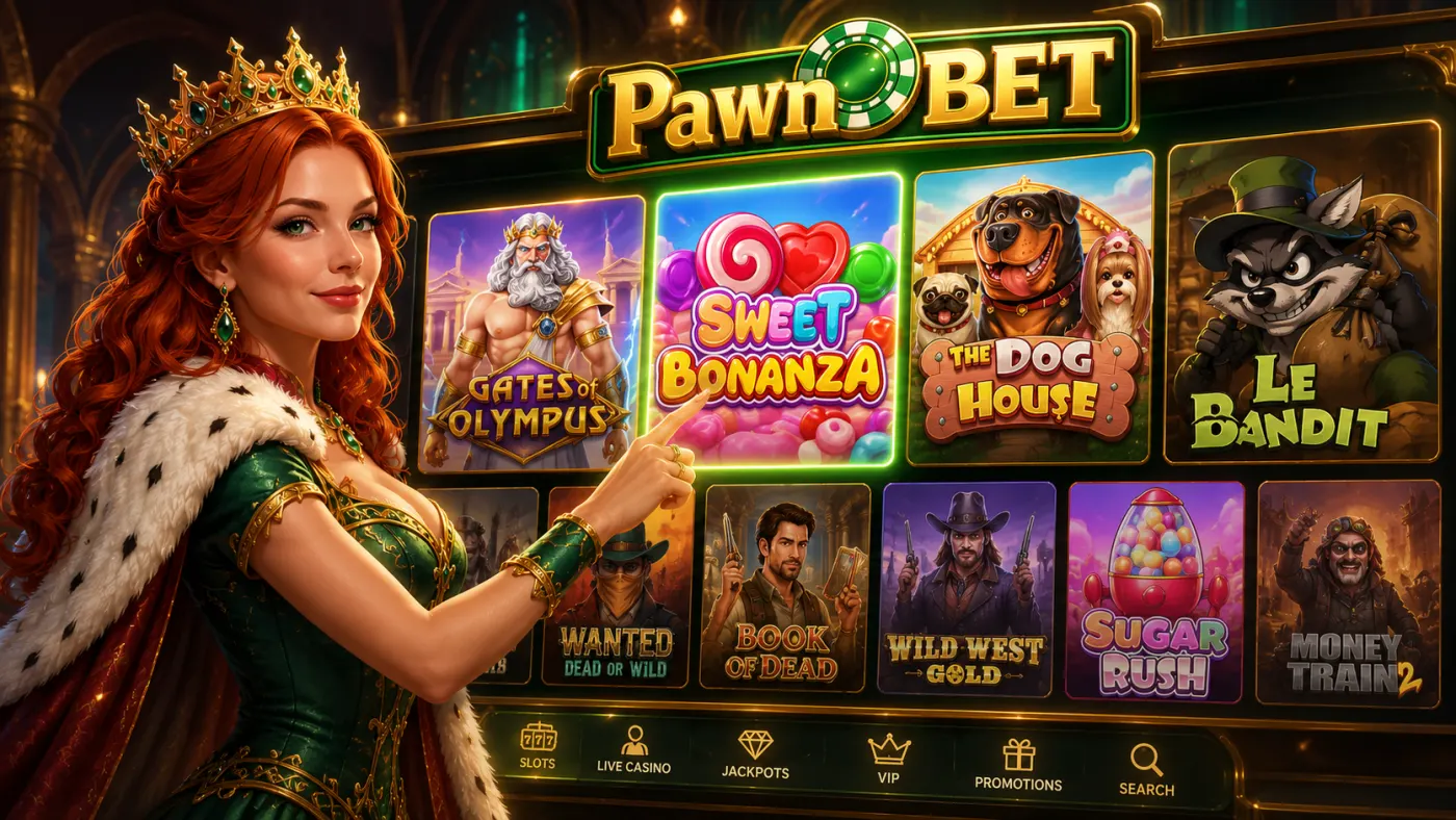 The PawnBet Casino Lobby